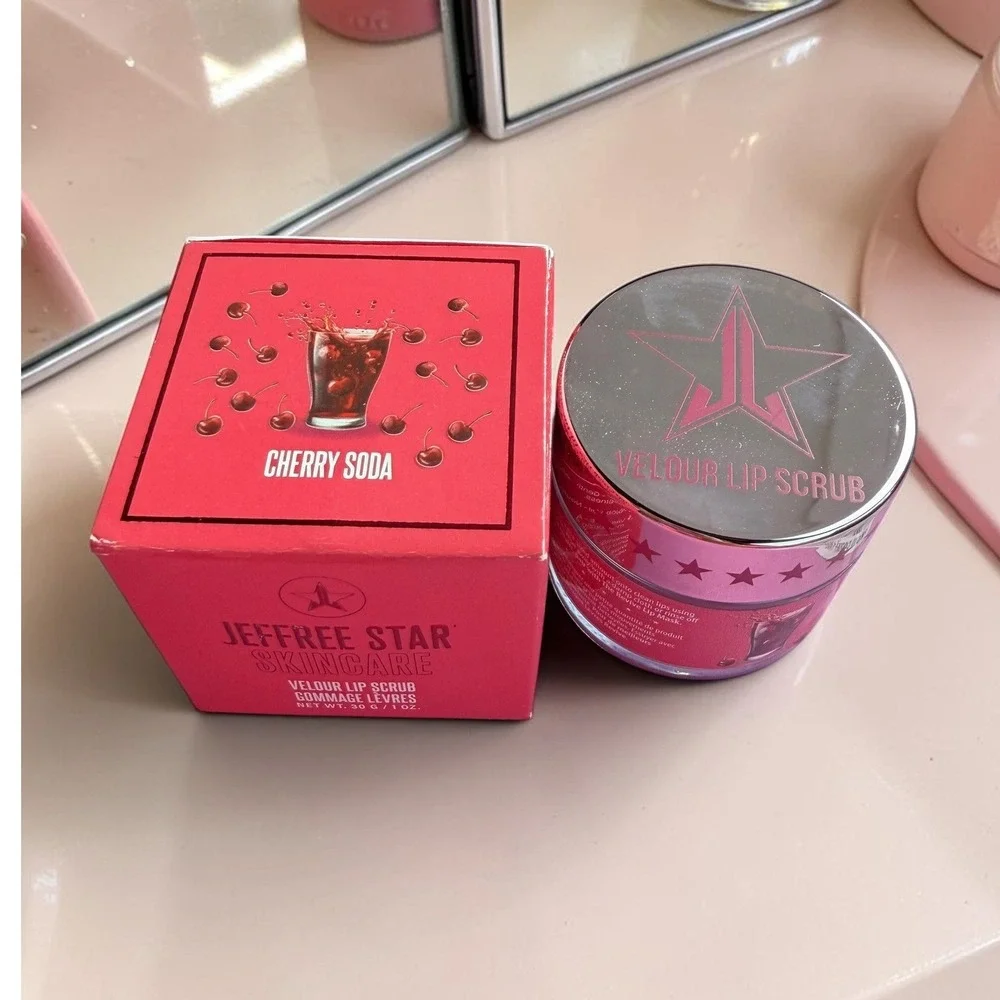 Jeffree Star Skincare - Velour Lip Scrub - Flavor: Cherry Soda - *NIB*